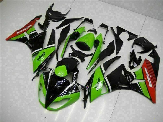 Kawasaki ZX6R 2009-2012 - Vert Noir Rouge Kawasaki ZX6R 2009-2012 - Vert Noir Rouge