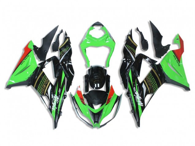 Kawasaki ZX6R 2013-2018 - Vert Noir Kawasaki ZX6R 2013-2018 - Vert Noir