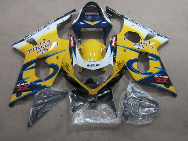 Suzuki GSXR 1000 K1 2000-2002 - Jaune Bleu Corona Extra Suzuki GSXR 1000 K1 2000-2002 - Jaune Bleu Corona Extra