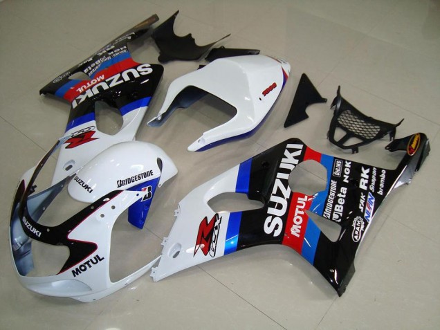 Suzuki GSXR 1000 K1 2000-2002 - Noir Blanc Bleu