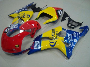 Suzuki GSXR 1000 K1 2000-2002 - Rouge Jaune Bleu Corona Courses