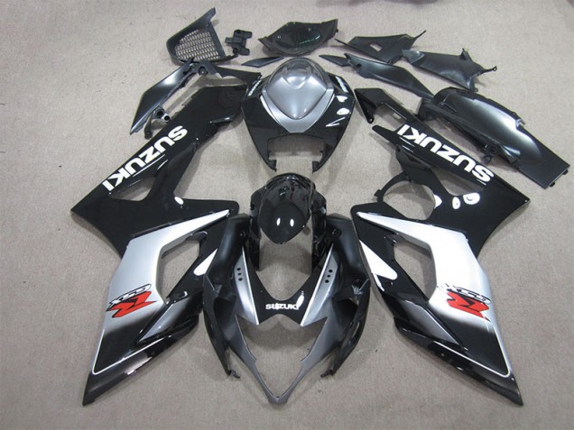 Suzuki GSXR 1000 K5 2005-2006 - Noir Blanc Décalque Suzuki GSXR 1000 K5 2005-2006 - Noir Blanc Décalque