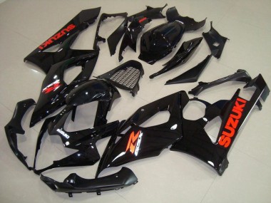 Suzuki GSXR 1000 K5 2005-2006 - Noir Brillant Rouge Décalque