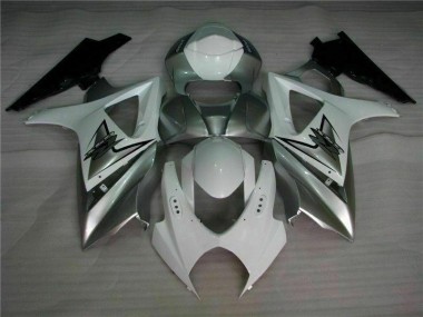Suzuki GSXR 1000 K7 2007-2008 - Argent Blanc