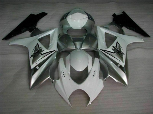 Suzuki GSXR 1000 K7 2007-2008 - Argent Blanc