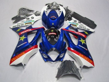 Suzuki GSXR 1000 K7 2007-2008 - Bleu Rouge Rockstar