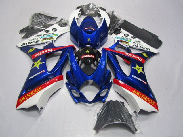 Suzuki GSXR 1000 K7 2007-2008 - Bleu Rouge Rockstar Suzuki GSXR 1000 K7 2007-2008 - Bleu Rouge Rockstar