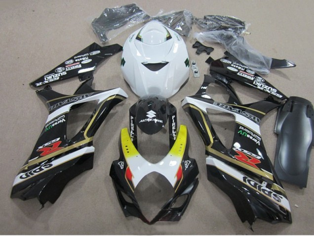 Suzuki GSXR 1000 K7 2007-2008 - Noir Blanc Suzuki GSXR 1000 K7 2007-2008 - Noir Blanc