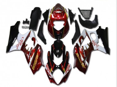 Suzuki GSXR 1000 K7 2007-2008 - Rouge Blanc Noir