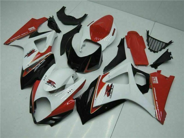 Suzuki GSXR 1000 K7 2007-2008 - Rouge Blanc Suzuki GSXR 1000 K7 2007-2008 - Rouge Blanc