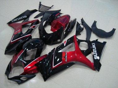 Suzuki GSXR 1000 K7 2007-2008 - Rouge Noir