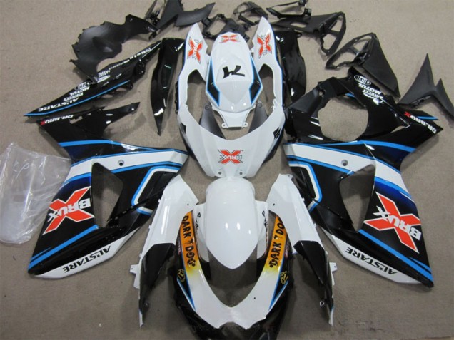 Suzuki GSXR 1000 K9 2009-2016 - Blanc Bleu Brux Dark Dog Suzuki GSXR 1000 K9 2009-2016 - Blanc Bleu Brux Dark Dog