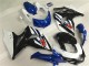 Suzuki GSXR 1000 K9 2009-2016 - Blanc Bleu Noir Suzuki GSXR 1000 K9 2009-2016 - Blanc Bleu Noir