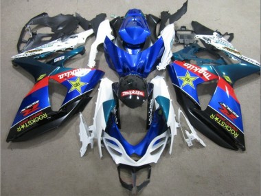 Suzuki GSXR 1000 K9 2009-2016 - Bleu Blanc Rockstar