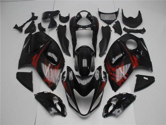 Suzuki GSXR 1300 Hayabusa 2008-2019 - Noir Rouge Suzuki GSXR 1300 Hayabusa 2008-2019 - Noir Rouge