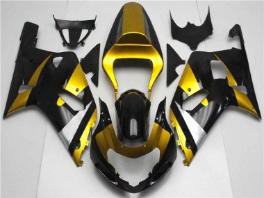 Suzuki GSXR 600 / 750 K1 K2 K3 2001-2003 - Or Noir