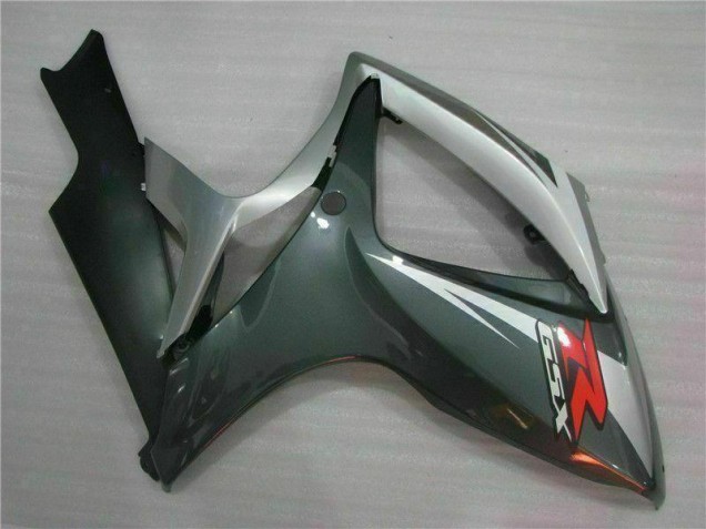 Suzuki GSXR 600 / 750 K6 2006-2007 - Argent Noir Suzuki GSXR 600 / 750 K6 2006-2007 - Argent Noir