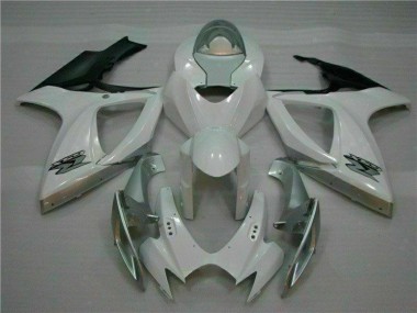Suzuki GSXR 600 / 750 K6 2006-2007 - Blanc Argent