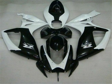 Suzuki GSXR 600 / 750 K6 2006-2007 - Noir Blanc