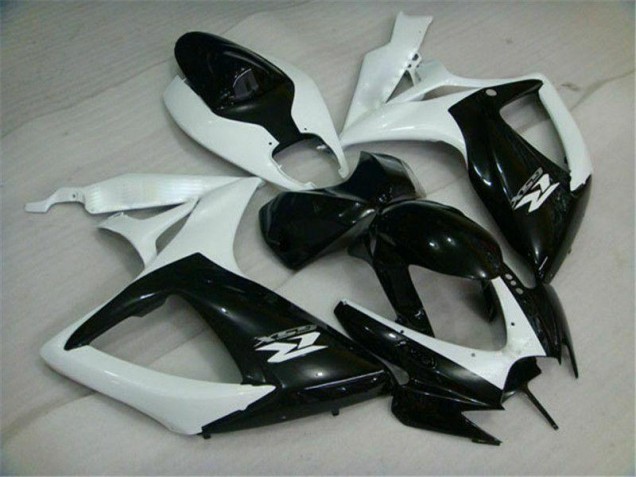 Suzuki GSXR 600 / 750 K6 2006-2007 - Noir Blanc Suzuki GSXR 600 / 750 K6 2006-2007 - Noir Blanc