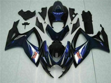 Suzuki GSXR 600 / 750 K6 2006-2007 - Noir Bleu