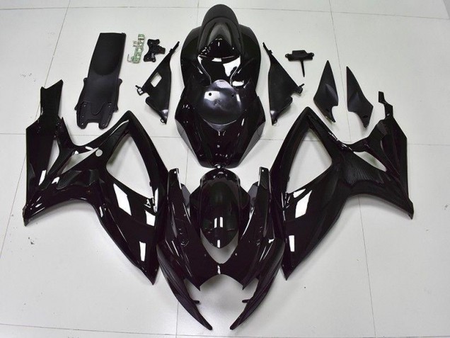 Suzuki GSXR 600 / 750 K6 2006-2007 - Noir Brillant Suzuki GSXR 600 / 750 K6 2006-2007 - Noir Brillant