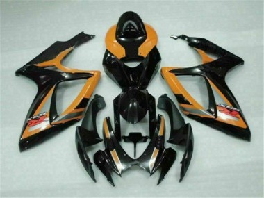 Suzuki GSXR 600 / 750 K6 2006-2007 - Noir Orange