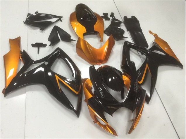 Suzuki GSXR 600 / 750 K6 2006-2007 - Noir Orange Suzuki GSXR 600 / 750 K6 2006-2007 - Noir Orange