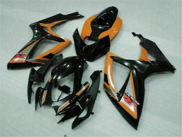 Suzuki GSXR 600 / 750 K6 2006-2007 - Noir Orange Suzuki GSXR 600 / 750 K6 2006-2007 - Noir Orange