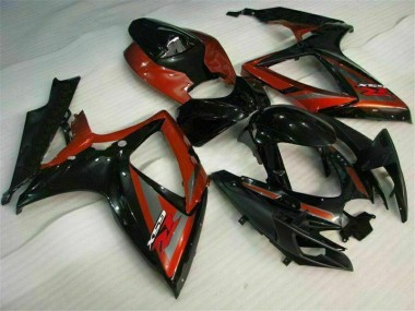 Suzuki GSXR 600 / 750 K6 2006-2007 - Noir Rouge