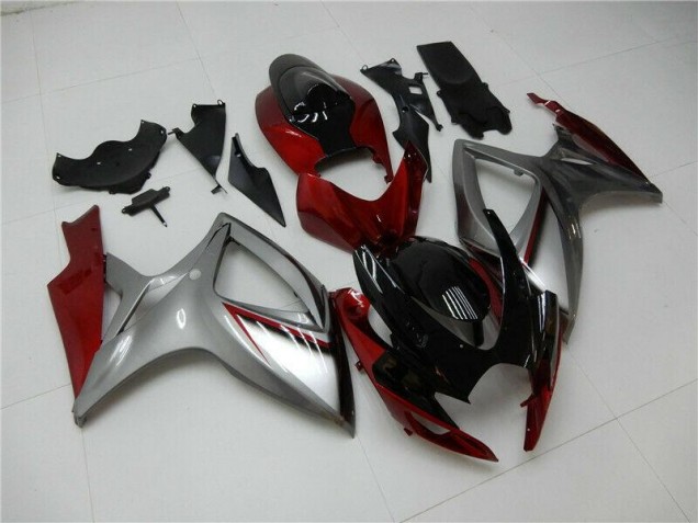 Suzuki GSXR 600 / 750 K6 2006-2007 - Rouge Argent Suzuki GSXR 600 / 750 K6 2006-2007 - Rouge Argent