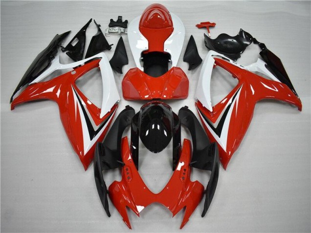 Suzuki GSXR 600 / 750 K6 2006-2007 - Rouge Noir Suzuki GSXR 600 / 750 K6 2006-2007 - Rouge Noir