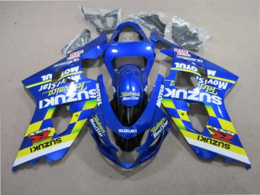 Suzuki GSXR 600 K1 K2 K3 2001-2003 - Bleu Telefunica Movistar