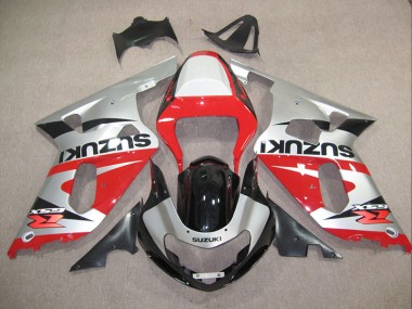 Suzuki GSXR 600 K1 K2 K3 2001-2003 - Rouge Argent