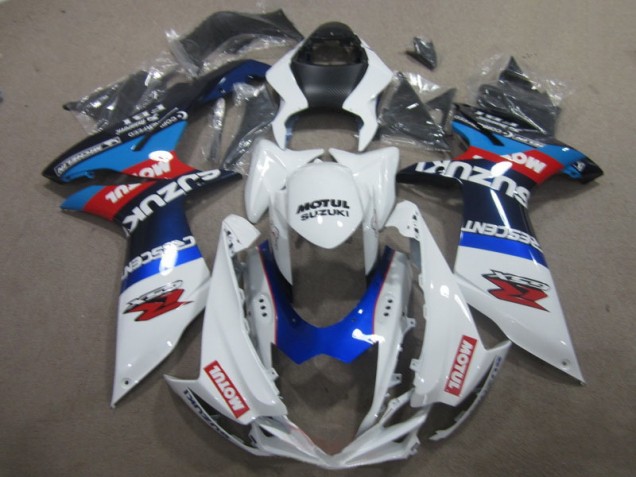 Suzuki GSXR 600 K11 2011-2024 - Blanc Bleu Motul Suzuki GSXR 600 K11 2011-2024 - Blanc Bleu Motul