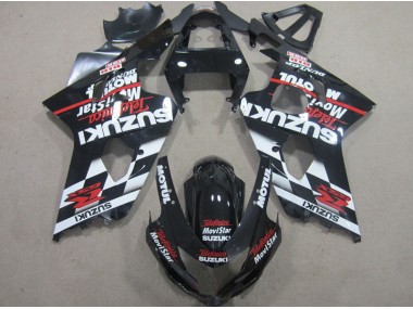 Suzuki GSXR 600 K4 2004-2005 - Noir Rouge Telefumia Movistar