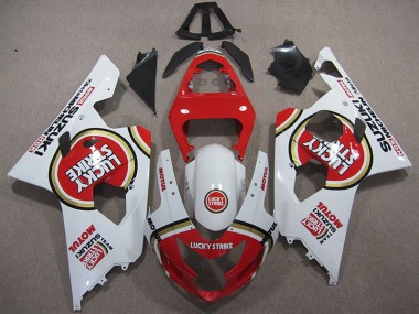Suzuki GSXR 600 K4 2004-2005 - Rouge Blanc Lucky Strike Motul