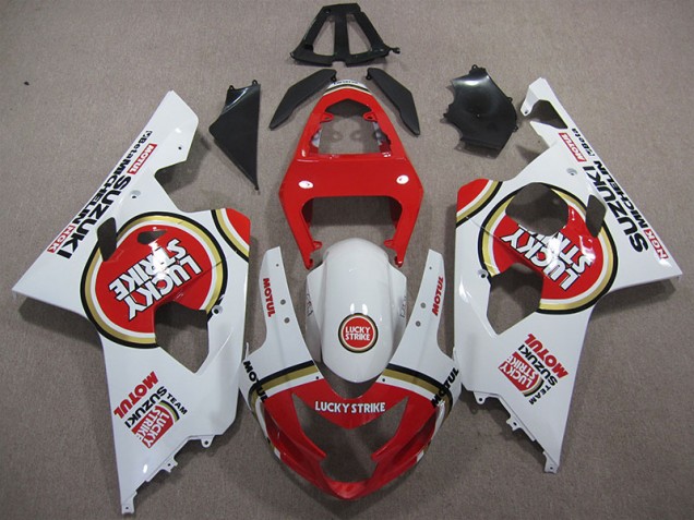 Suzuki GSXR 600 K4 2004-2005 - Rouge Blanc Lucky Strike Motul Suzuki GSXR 600 K4 2004-2005 - Rouge Blanc Lucky Strike Motul