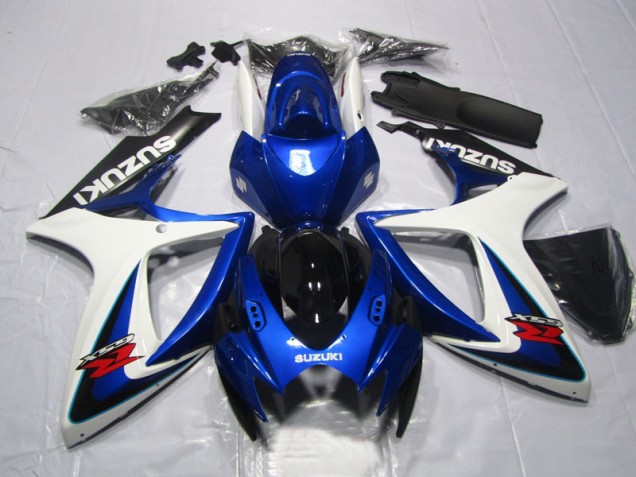 Suzuki GSXR 600 K6 2006-2007 - Bleu Blanc Suzuki GSXR 600 K6 2006-2007 - Bleu Blanc