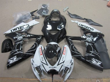 Suzuki GSXR 600 K6 2006-2007 - Noir Blanc Corona Extra Motul