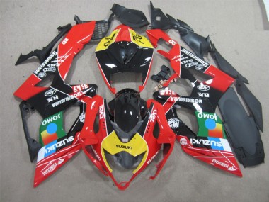 Suzuki GSXR 600 K6 2006-2007 - Noir Rouge Jaune Jomo