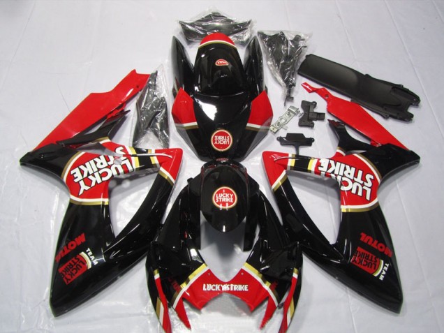 Suzuki GSXR 600 K6 2006-2007 - Noir Rouge Lucky Strike Motul Suzuki GSXR 600 K6 2006-2007 - Noir Rouge Lucky Strike Motul