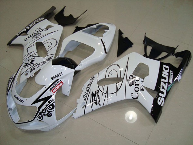 Suzuki GSXR 750 K1 K2 K3 2001-2003 - Blanc Alstare Motul Suzuki GSXR 750 K1 K2 K3 2001-2003 - Blanc Alstare Motul