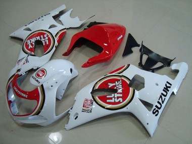 Suzuki GSXR 750 K1 K2 K3 2001-2003 - Rouge Blanc Lucky Strike
