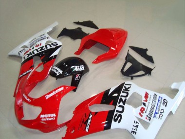 Suzuki GSXR 750 K1 K2 K3 2001-2003 - Rouge Blanc Motul