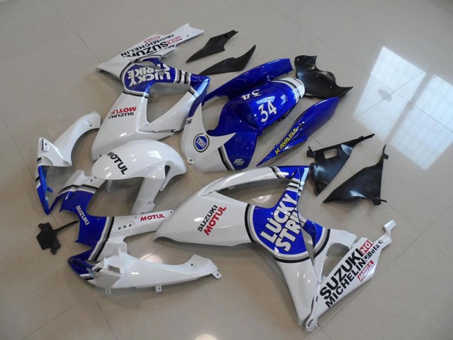 Suzuki GSXR 750 K6 2006-2007 - Bleu Blanc Lucky Strike Motul 34 Suzuki GSXR 750 K6 2006-2007 - Bleu Blanc Lucky Strike Motul 34