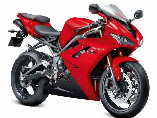 Triumph Daytona 675 Triple 2009-2012 - Rouge Noir Triumph Daytona 675 Triple 2009-2012 - Rouge Noir