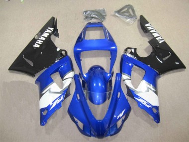 Yamaha R1 1998-1999 - Bleu Noir Blanc Décalque