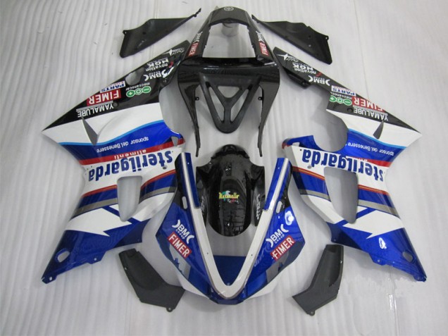 Yamaha R1 2000-2001 - Noir Blanc Bleu Santander Yamaha R1 2000-2001 - Noir Blanc Bleu Santander