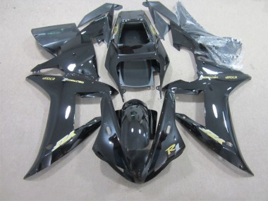 Yamaha R1 2002-2003 - Noir avec Or Décalque